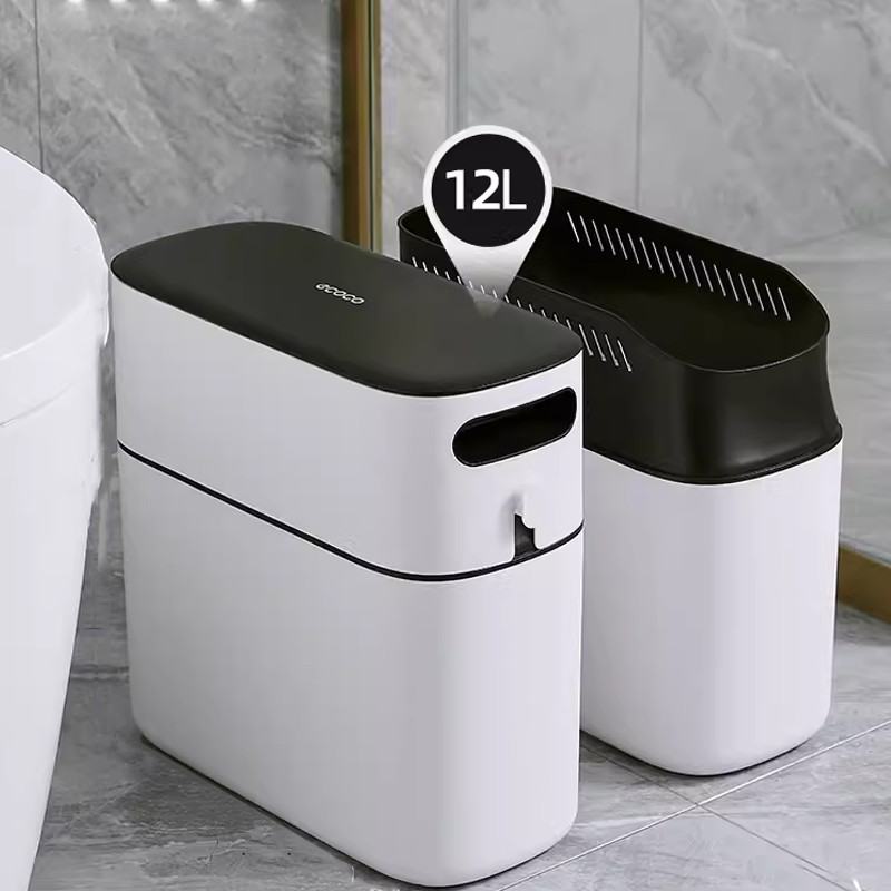 Automatic Packing Slim Trash Can: Hands-Free and Hygienic