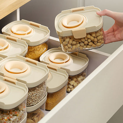 SealKing-Silicone Snap-Lock Storage Box: Perfect for Nuts & Grains