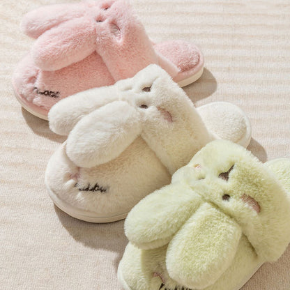 FluffyHop Cute Bunny Plush Slippers – Perfect for Comfort and Slip-Resistant