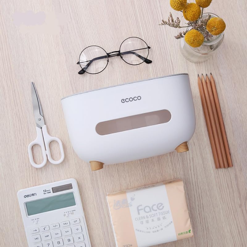 Multi-functional Remote Control Tissue Box for Home Decor