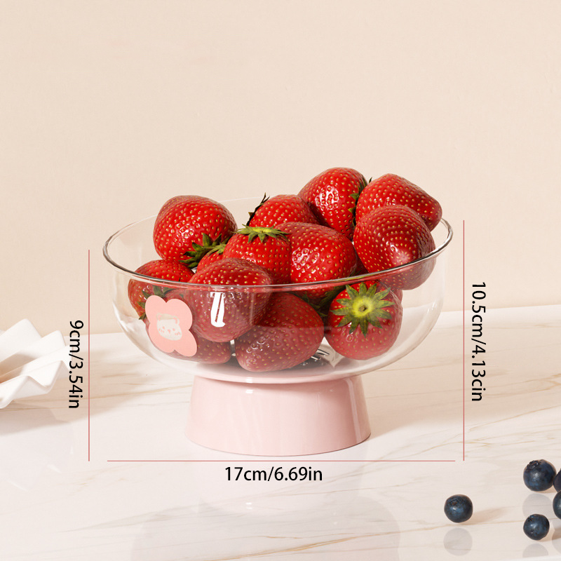 Fruit Tray - Double-Layer Drainage Design, Stylish and Aesthetic