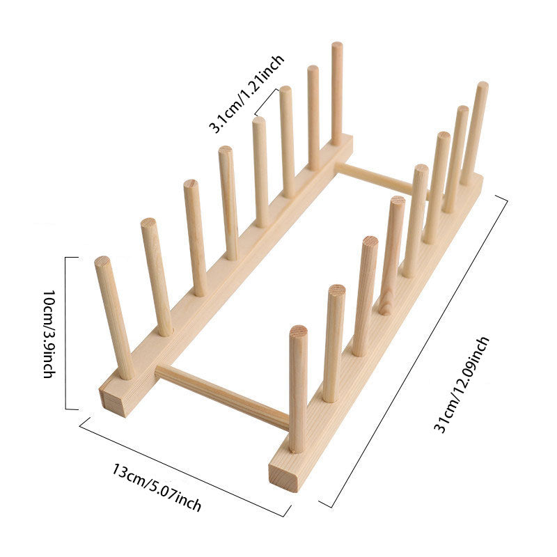 Multifunctional Wooden Dish Drying Rack – Easy to Install