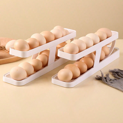 Rolling Egg Storage Box - Preserves Eggs Freshness