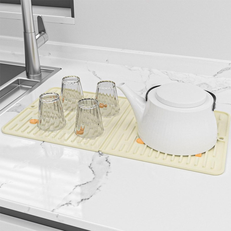 DrySafe Kitchen Mat – Non-Slip, Heat-Resistant, Protects Countertops