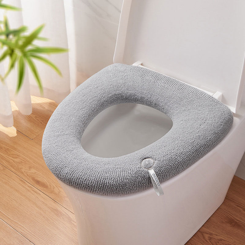 Thickened Winter Toilet Seat Cover – Built-In Handle