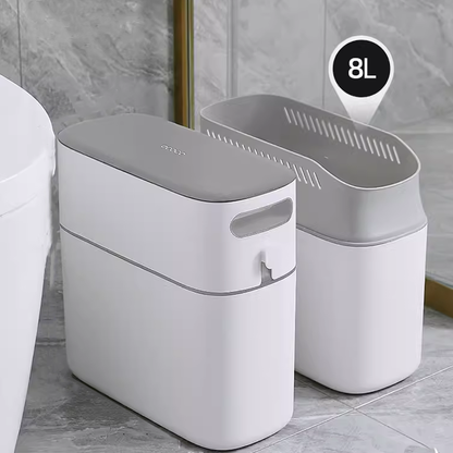 Automatic Packing Slim Trash Can: Hands-Free and Hygienic