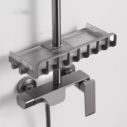 Adjustable Metal Shower Caddy: Easy Installation & Cleaning