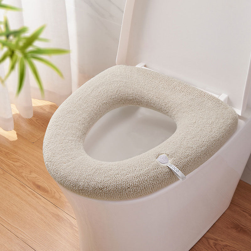 Thickened Winter Toilet Seat Cover – Built-In Handle