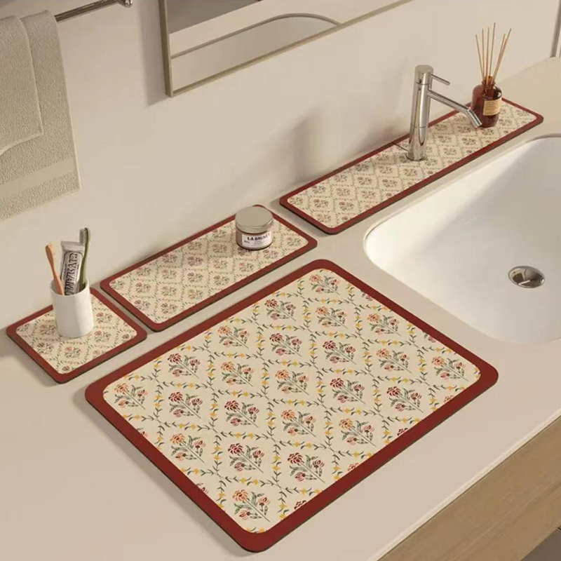 Diatomaceous Earth Sink Mat: Rapid Absorption & Anti-Slip