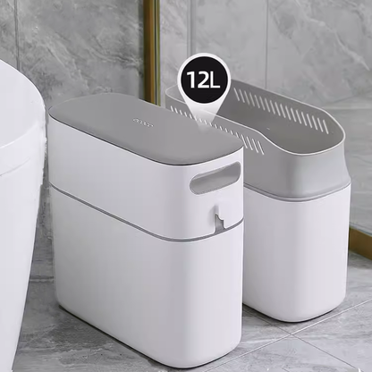 Automatic Packing Slim Trash Can: Hands-Free and Hygienic