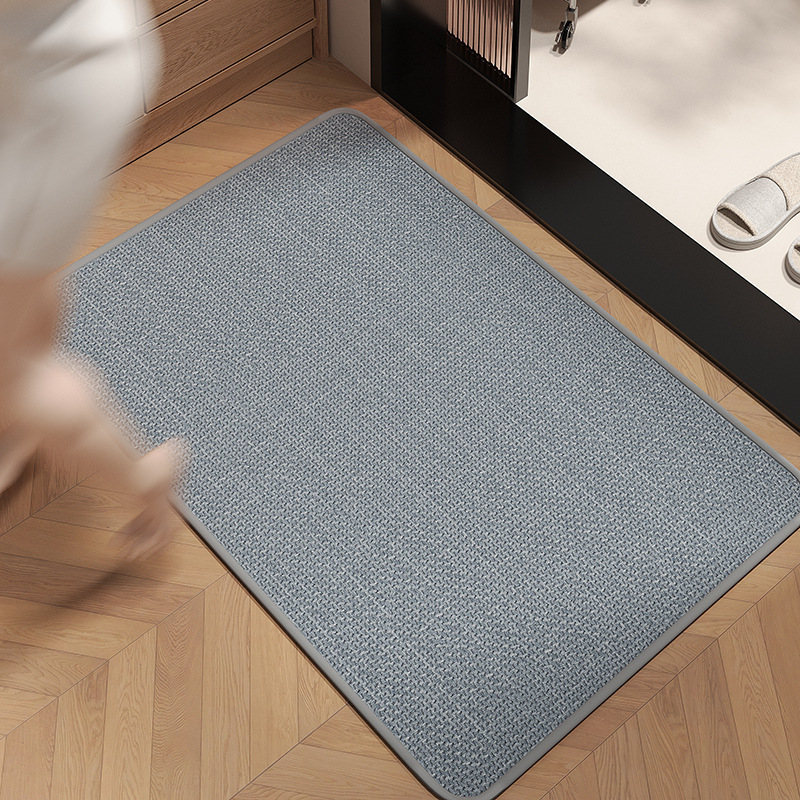 LinenGrip Linen Bathroom Mat – Non-Slip, Water-Absorbent