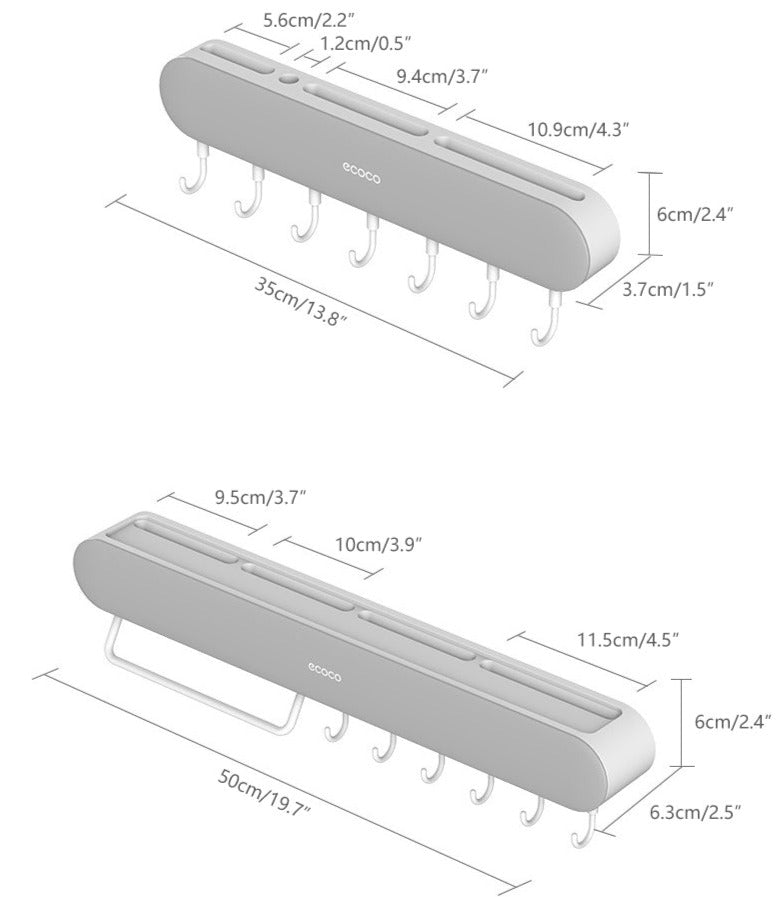 No-Drill Kitchen Utensil Shelf