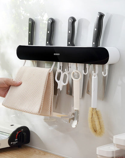 No-Drill Kitchen Utensil Shelf