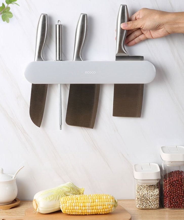 No-Drill Kitchen Utensil Shelf