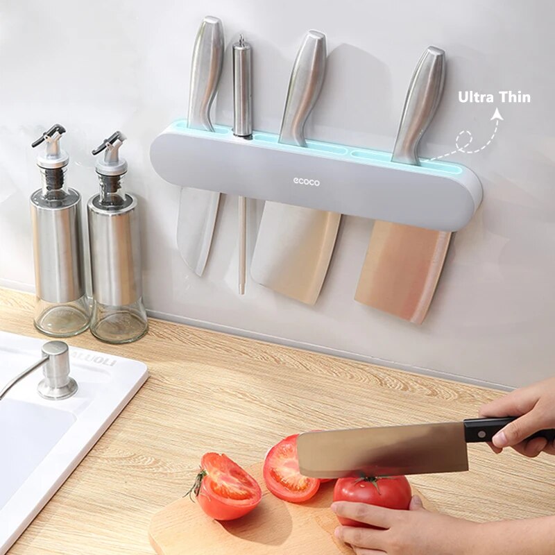 No-Drill Kitchen Utensil Shelf