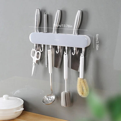 No-Drill Kitchen Utensil Shelf