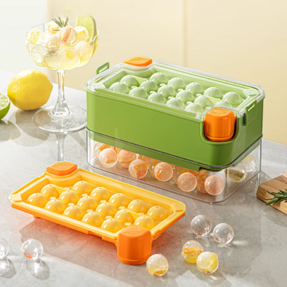 Premium Ice Instantly: Elevate Your Drinks with Food-Grade Spherical Ice Trays