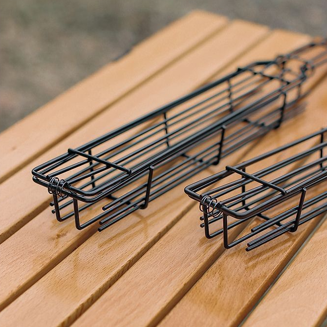 Wooden Handle Outdoor BBQ Basket: Skewer-Free Grilling