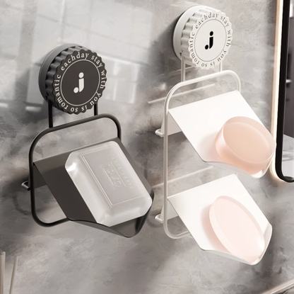 Suction Cup Iron Soap Holder - No Drilling Needed