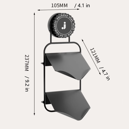 Suction Cup Iron Soap Holder - No Drilling Needed