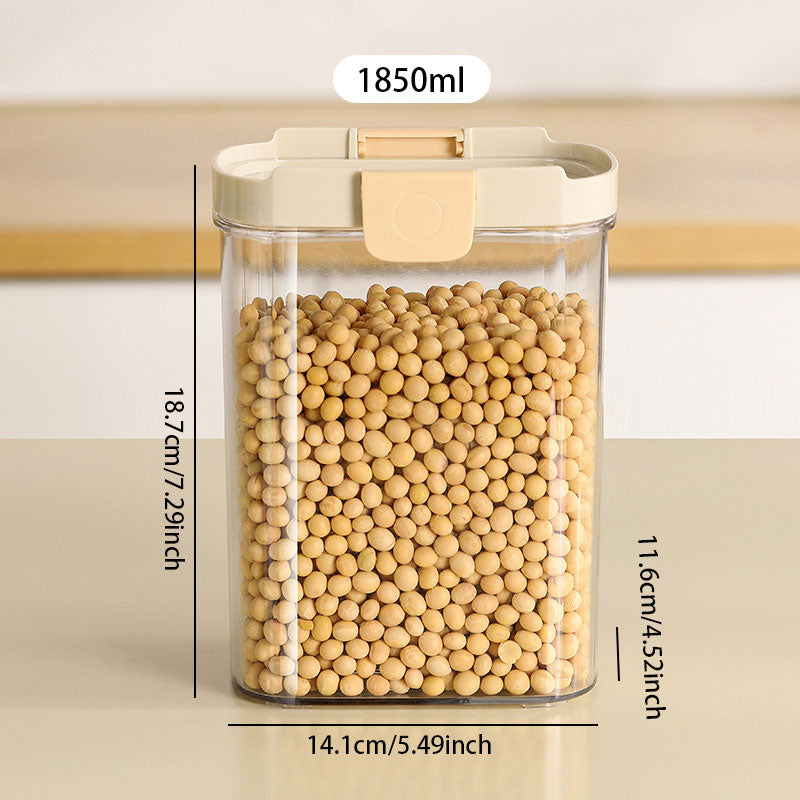 SealKing-Silicone Snap-Lock Storage Box: Perfect for Nuts & Grains