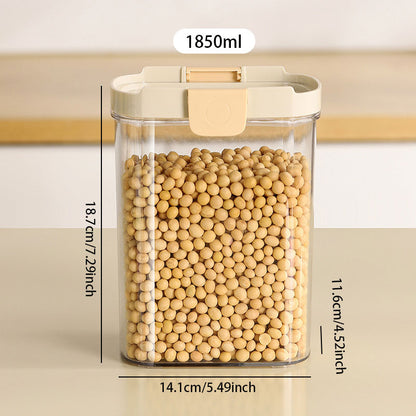 SealKing-Silicone Snap-Lock Storage Box: Perfect for Nuts & Grains