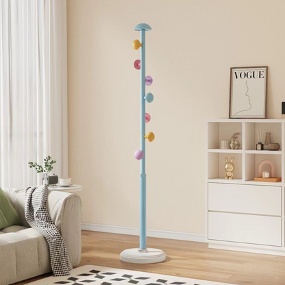 Colorful Coat Rack - Strong Load-Bearing, Quartz Base