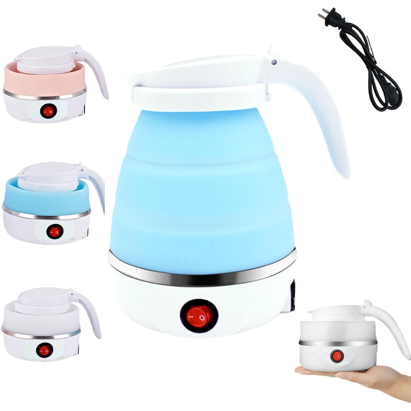 FoldAway Fast Boil Electric Kettle – Quick Heat, Portable Design