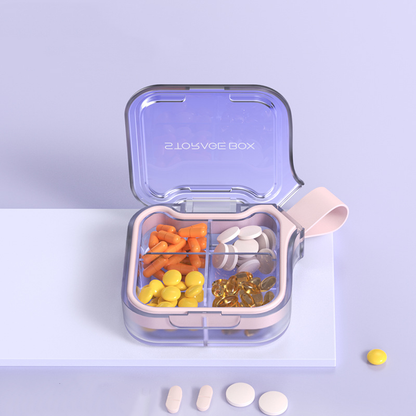 Portable Mini Pill Box – Dustproof & Moisture-Proof