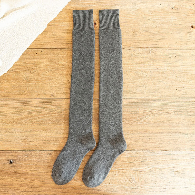 CashWarm Wool Blend Over-the-Knee Warm Socks – High Elasticity