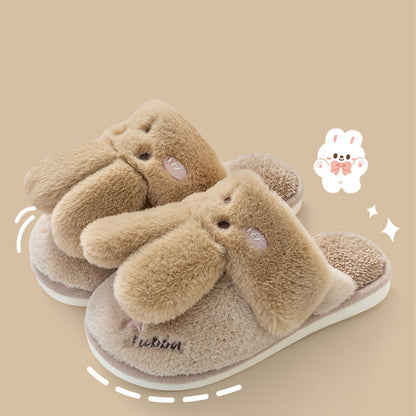 FluffyHop Cute Bunny Plush Slippers – Perfect for Comfort and Slip-Resistant