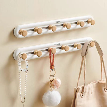 Wall-Mounted Door Hooks: Strong, Heavy-Duty, No Drilling, Ideal for Clothes