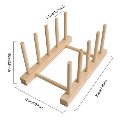 Multifunctional Wooden Dish Drying Rack – Easy to Install