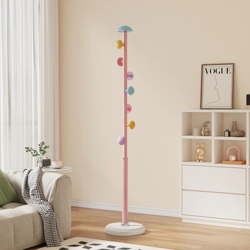 Colorful Coat Rack - Strong Load-Bearing, Quartz Base