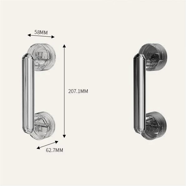 Diamond Suction Cup Door Handle