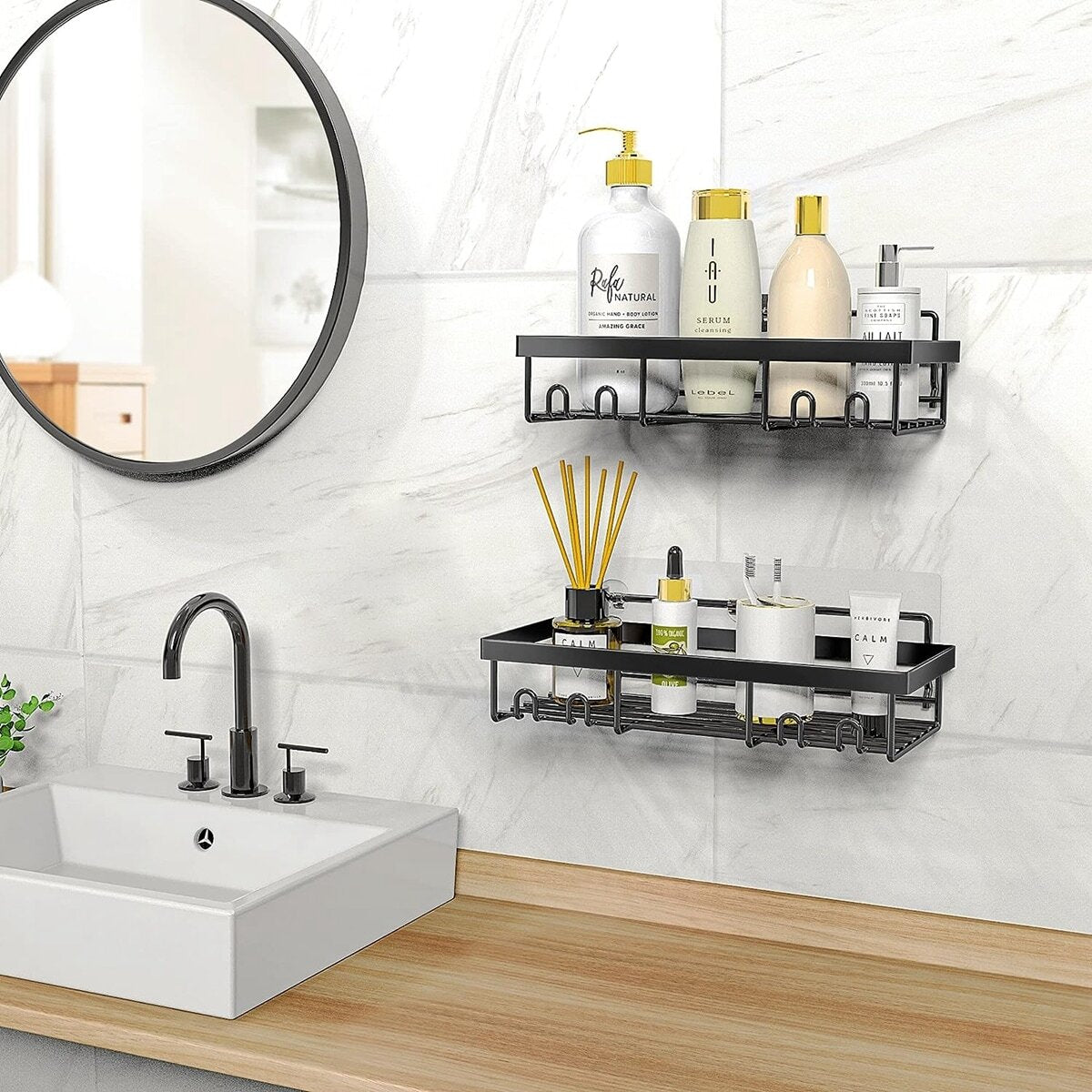 Perforation-Free Bathroom Shelf - Buy One, Get One Free